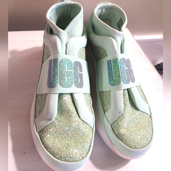 UGG Chunky Platform Neutra Glitter Sneakers - Picture 4 of 8